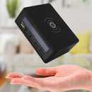 50W LCD Digital Display USB Charger 5 Port High Power Fast Charge USB Smart Charger Wireless Charging QC3.0