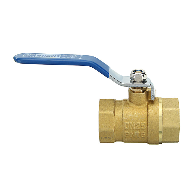 TMOK 1/2" 3/4" 1" Brass Ball Valves Two Piece Inline Lever Handle BSP Female Thread