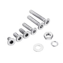 Suleve M2SSH1 600Pcs M2 304 Stainless Steel Hex Socket CapButtonFlat Head Screw Washer Nut Kit
