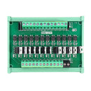 2pcs 12CH 12V IO Card PLC Signal Amplifier Board NPN to PNP Mutual Input Optocoupler Isolation Transistor Output Relay Module