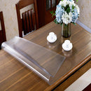 Honana PVC Transparent Soft Glass Crystal Plate Plastic Frosted Tablecloth Waterproof PVC Table Mat