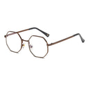 Anti-Blue Ray Polygon Eyeglasses Retro Thick Edge Optical Eye Care Blue Light Blocking Glasses