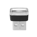 Mini USB LED Car Interior Floor Decoration Light Atmosphere Lamp Blue/Purple/Red/White