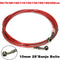 60cm - 200cm Motorcycle Brake Clutch Oil Hose Braided Line Pipe