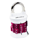 Digit/Letters Combination Password Lock Alloy Steel Security Padlock Cabinet Luggage Coded Lock