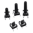 3pcs 15 Types Tactile Push Button Switch Micro Switch DIP SMD 4 Pin for Induction Cooker Electrical