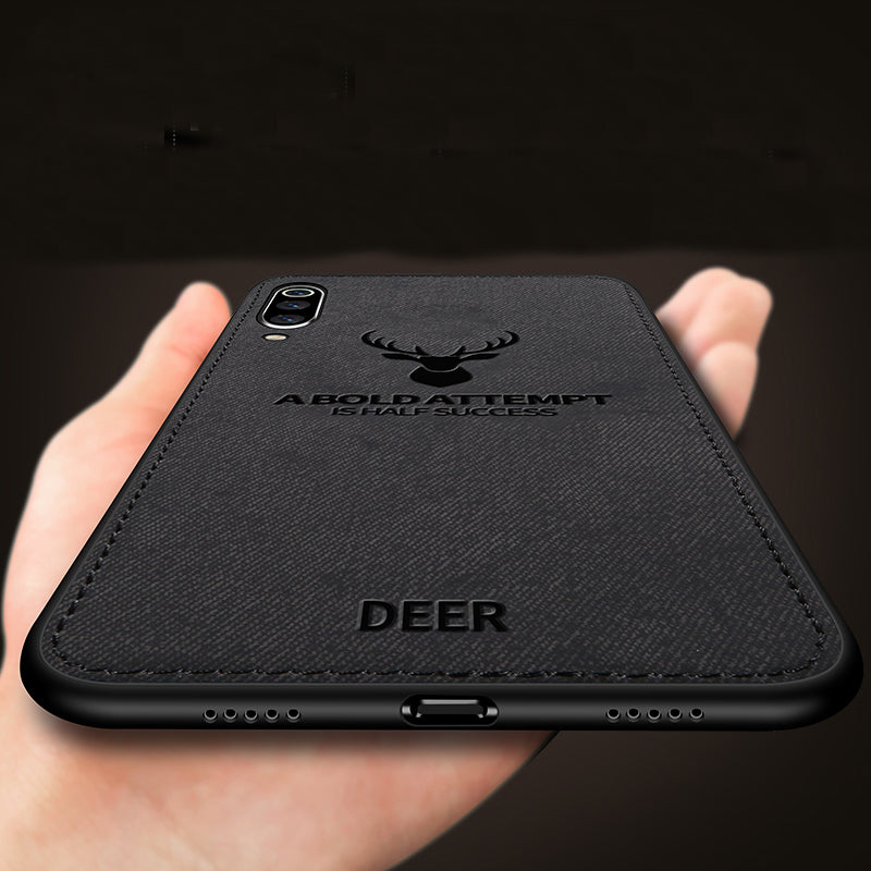 BAKEEY Deer Shockproof Cloth&TPU Protective Case For Xiaomi Mi9 / Xiaomi Mi 9 Transparent Edition