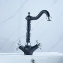 Brass Kitchen Sink Faucet Bathroom Basin Hot & Cold Water Mixer Tap Double Handle