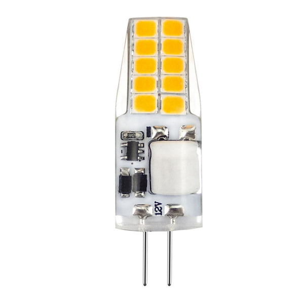 G4 AC/DC12V 4W SMD 2835 Crystal Silicone 20LED Corn Light Bulb Replacement Chandelier Halogen Lamps