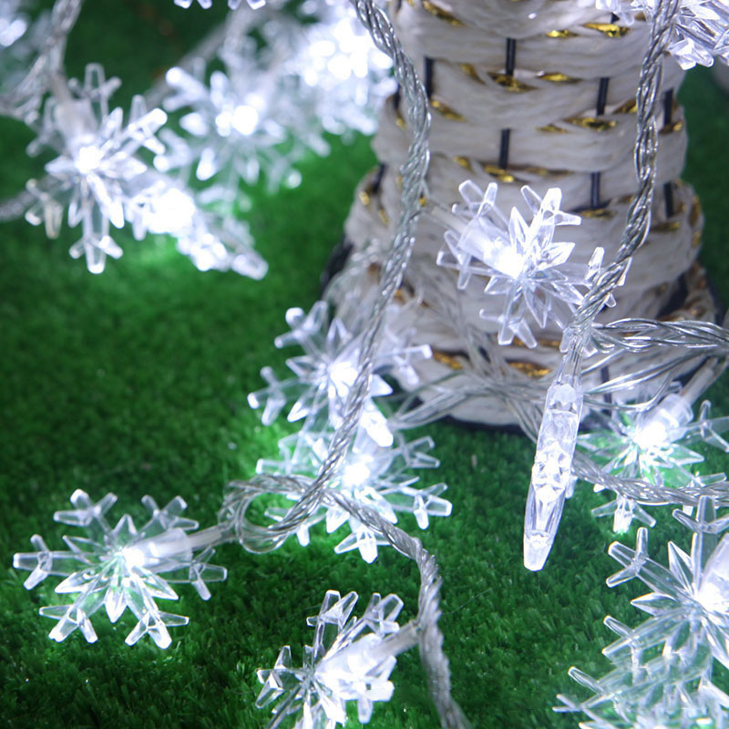 KCASA CSL-5 Gardening 5M 40LED String Light Snow Shape Holiday Garden Party Wedding Decoration