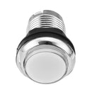 10Pcs 33MM Electroplated White LED Push Button for Arcade Game Console Controller DIY