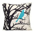 45x45cm Bird Square Pillow Case Cushion Cover Sofa Throw Home Bedroom Decor