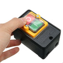Excellway 10A 220/380V KAO-5 Waterproof ON/OFF Push Button Switch For Drill Motor Machine