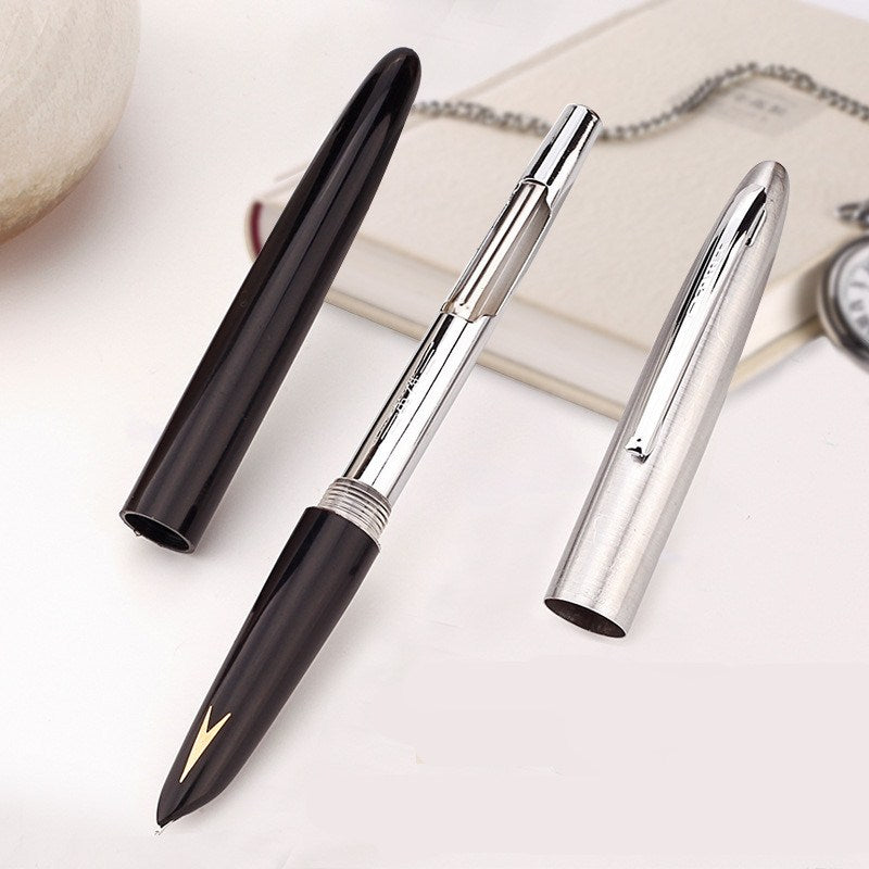 Hero 329-2 Fountain Pen 0.5mm Fine Nib Calligraphy Correction Writing Posture Signing Ink Pens Gifts for Students Friends Families