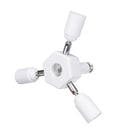 3 In 1 6 In 1 Adjustable E27 LED Light Lamp Bulb Adapter Converter Split Splitter Base Socket