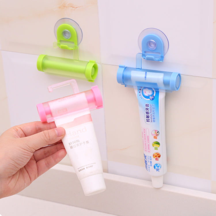 Honana BX- 014 Rolling Squeezer Toothpaste Dispenser Tube Partner Holder Sucker