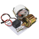 2inch 52mm Chrome Rim Electrical Universal Car Oil Pressure Gauge