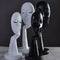 Nordic Style Simple Creative Household Decorations Resin Portrait Mask Crafts Tabletop Decoration Mo