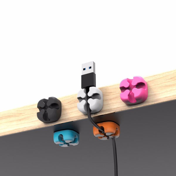 ORICO Crossed-Channel Earphone USB Cable Cord Winder Wrap Desktop Cable Organizer Wire Management Holder