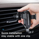 KUULAA Gravity Linkage Automatic Lock Air Vent Car Phone Holder for 4.0-6.5 Inch Smart Phone for iPhone Xiaomi