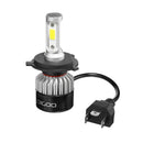 Digoo DG-S2 Car LED Headlights Bulbs H4 H7 High Low Beam Fog Lamps 72W 9000LM IP68 6500K White 2PCS PK Nighteye S2