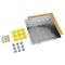 300*300mm Heated Bed Platform Hot Bed Steel Plate with Circular Magnet + Magnetic Sticker + PEI Sheet for 3D Printer