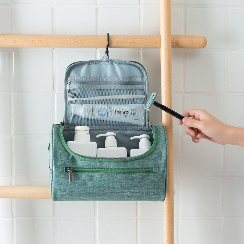 Waterproof Nylon Travel Organizer Bag Unisex Women Cosmetic Bag Hanging Travel Makeup Bag
