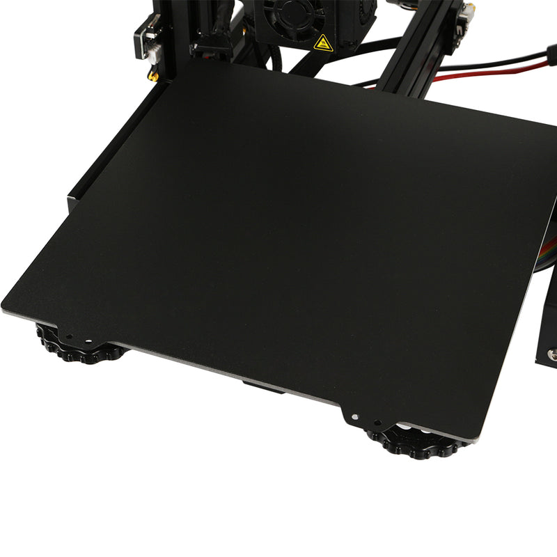 300x300mm Magnetic Sticker B Surface with Black Double Texture PEI Powder Steel Plate for CR-10/10S 3D Printer