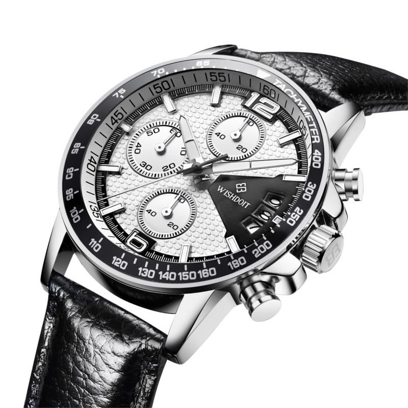 WISHDOIT WSD-002 Fashion Men Quartz Watch Luxury Luminous Business Wrist Watch