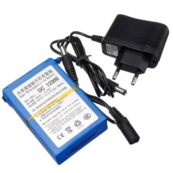 11.1V Lithium-ion 3000mAh Super Rechargeable Battery Pack with 2368-EU AC/DC Charger