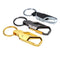 Buckle Carabiner Keychain Car Motorcycle Key Ring Clip Hook Metal Outdoor