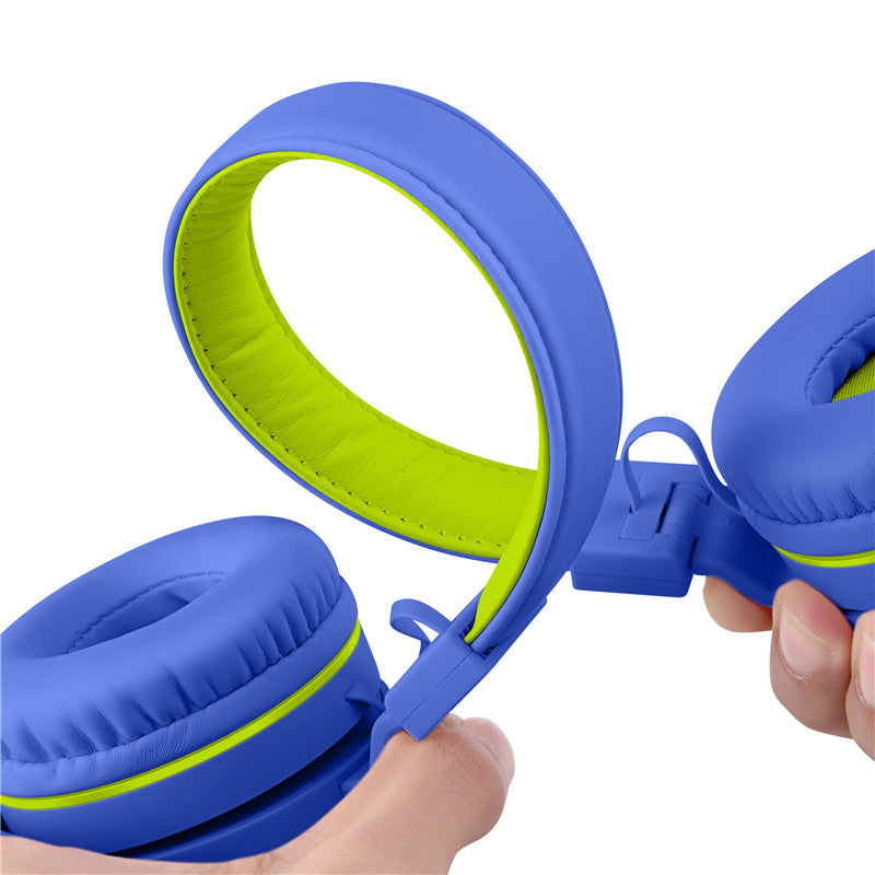 Picun C30 Wired Volume Control Foldable Children Headphone Safely Over-ear Headset With 3.5mm Jack