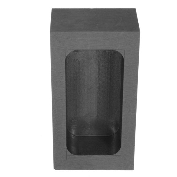 65x30x20mm Graphite Crucible Casting Melting Ingot Mold for Refining Melting 14OZ Silver/26OZ Gold