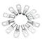 12 Pcs 3AWG Copper Cable Lugs 25-8mm 5/16" Electrical Terminal Block Wire Connectors