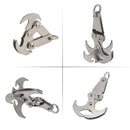 304 Stainless Steel Climbing Claw Gravity Grappling Hooks Survival Grappling Tool