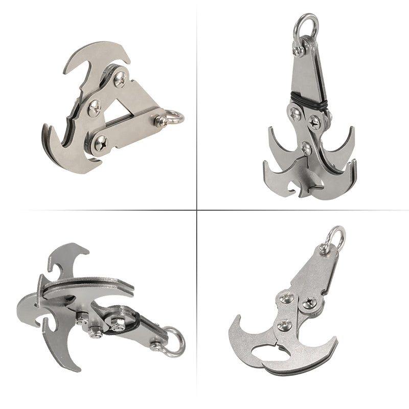 304 Stainless Steel Climbing Claw Gravity Grappling Hooks Survival Grappling Tool