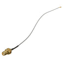 DANIU 5 Pcs 15cm 5.9 inch SMA to IPEX RF Female Adapter Cable with Red Cover Caps