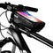 Large Capacity Waterproof Frame Front Tube Cycling Bicycle Phone Bag