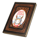 European Retro 3D Embossed PU Notebook Santa Claus King Alexander Little Girl Pattern A5 Notepad
