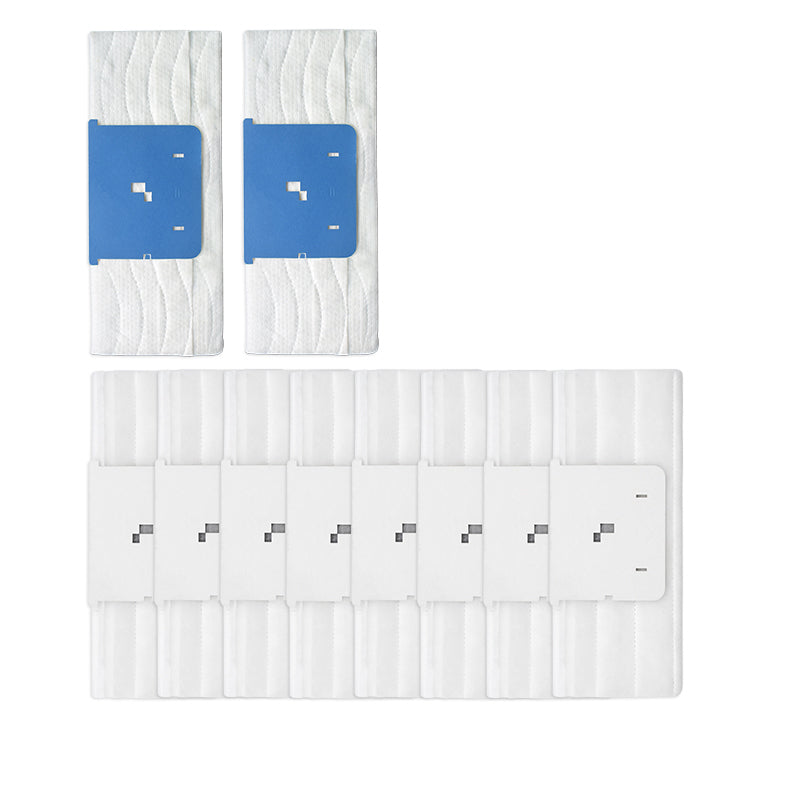 10pcs Replacements for iRobot m6 Vacuum Cleaner Parts Accessories 8*Disposable Dry Rags 2*Disposable Wet Rags