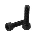 Suleve M5CH3 50Pcs M5 12.9 Grade Carbon Steel Hex Socket Cap Head Screw 8-30mm Optional Length