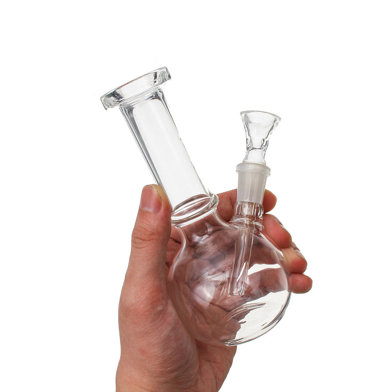 Hot Water Pipe Glass B ong H ookah S moking Pipe Shisha T obacco Bowl B ottle Set