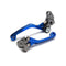 CNC Billet Pivot Brake Clutch Levers For Yamaha YZ80/85 01-14 Blue Black