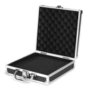 205x205x65mm/8.1"x8.1"x2.5" Aluminum Alloy Handheld Tool Box Portable Small Storage Case