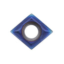 Drillpro 10pcs HRC45 Blue Nano CCMT09T304 VP15TF Carbide Insert for SCLCR/SCLCL Turning Tool Holder