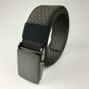 120cm x 3.8cm Zinc Alloy Buckle Jacquard Nylon Belt Outdoor Tactical Belt Casual Belt