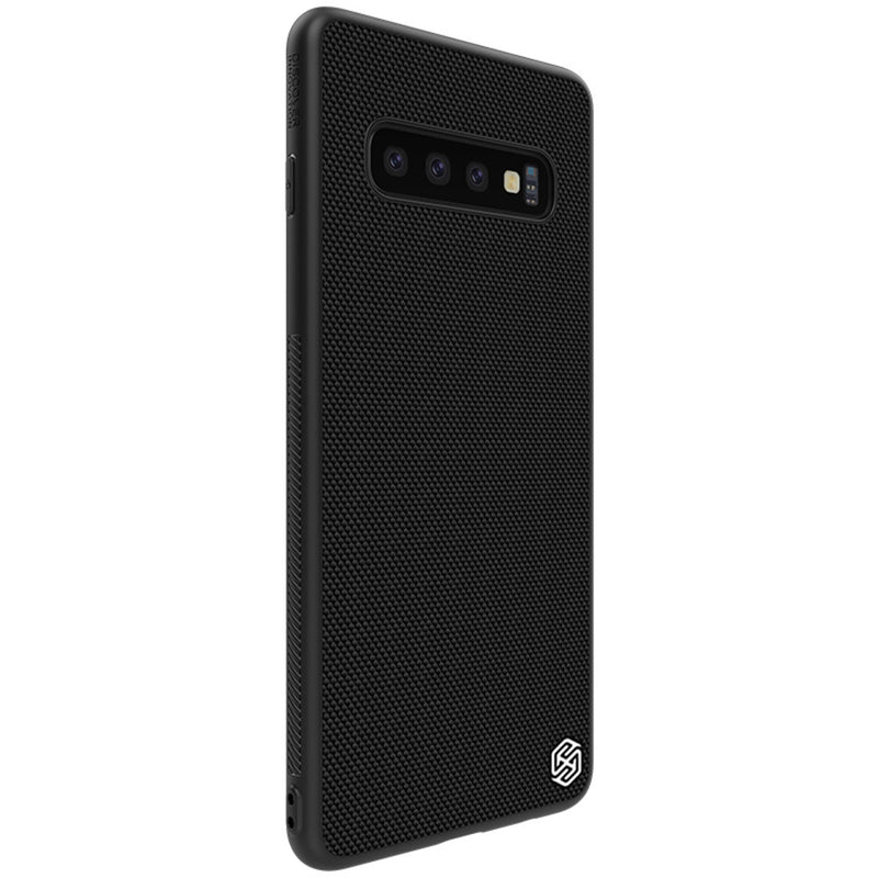 NILLKIN 3D Textured Pattern Shockproof TPU + PC Back Cover Protective Case for Samsung Galaxy S10
