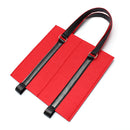 KCASA KC-BC02 Wool Felt Two Water Wine Bottle Carrier Bag Champagne Travel Tote Bag Holder Organizer