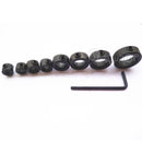 8pcs 3-16MM Drill Bit Shaft Depth Stop Collars Ring Set Wood Drills