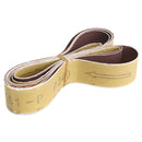 3pcs 762x25mm 240 Grit AL Oxide Abrasive Sanding Belts for Wood Grinding Work